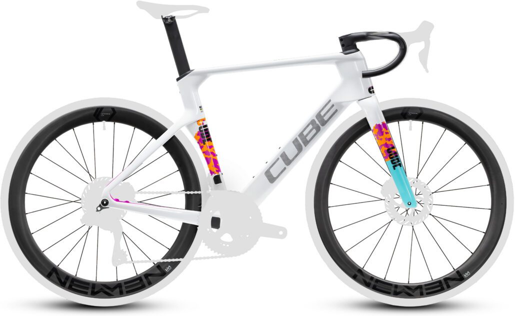 Cube Litening AERO C:68X Frameset graphic´n´white